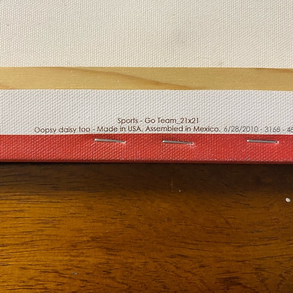 Oopsy Daisy Sports Go Team Kids cavas painting - Picture 7 of 7